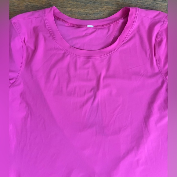 Lululemon short sleeve quick dry shirt. Size tag removed measures 6, NWOT. - Picture 2 of 7